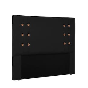 Cabeceira Gênova para Cama Box King 195cm Corino Preto