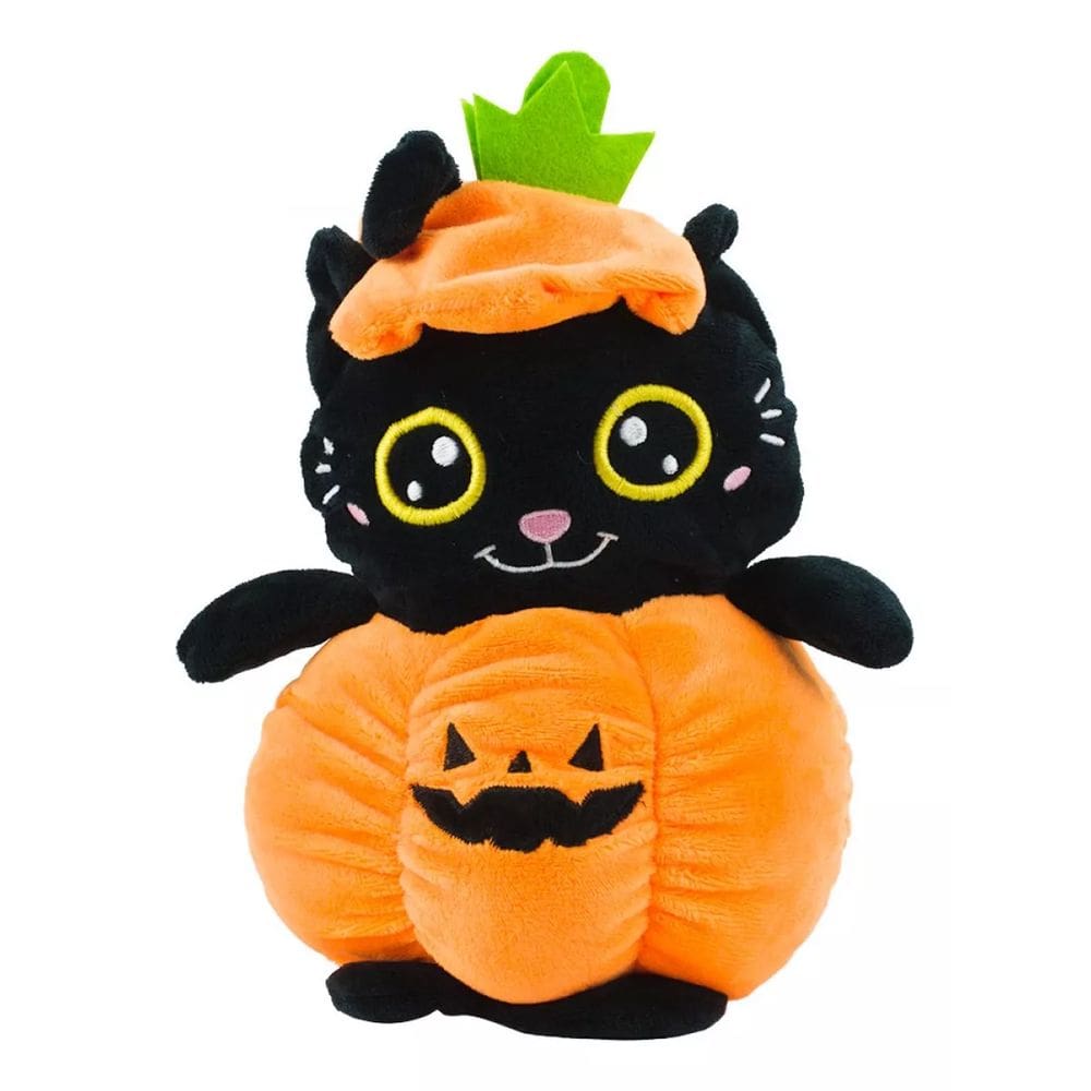 Gato Preto Abóbora Halloween 24cm - Pelúcia
