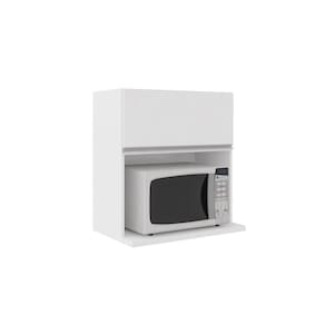 Armário Basculante Nicho Microondas Factual Branco - Fdecor