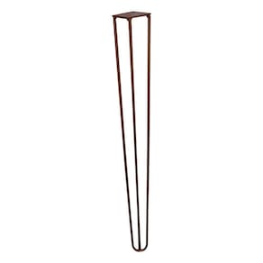 Kit 4 Pés De Metal 60 Cm Legs Mesa De Canto Aparador Bronze