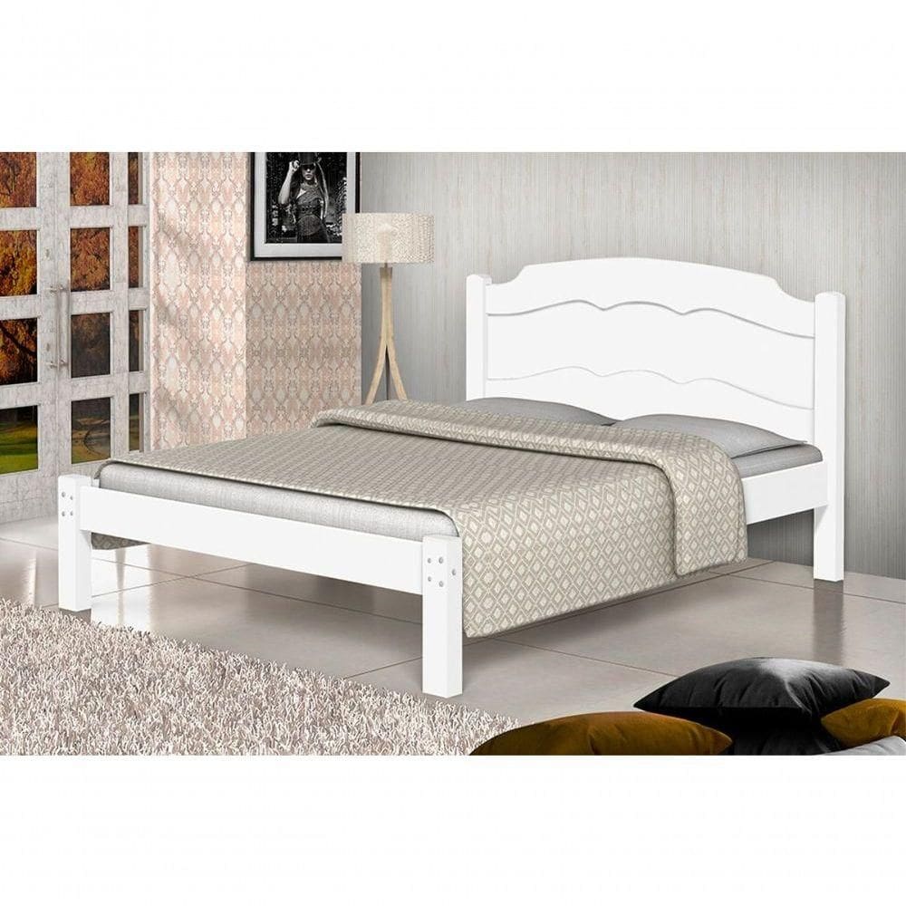 Cama Casal Maciel Branco