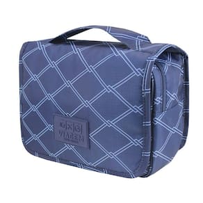 Necessaire Com Gancho Para Viagem Estampa Listrada Jacki Design Azul