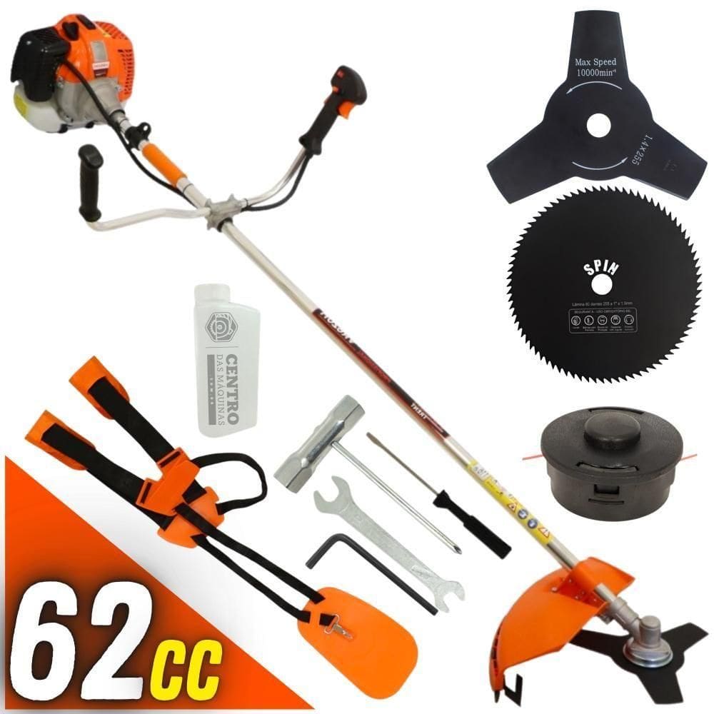 Roçadeira Lateral à C/bustão Vulcan Vr620h 62cc 3hp