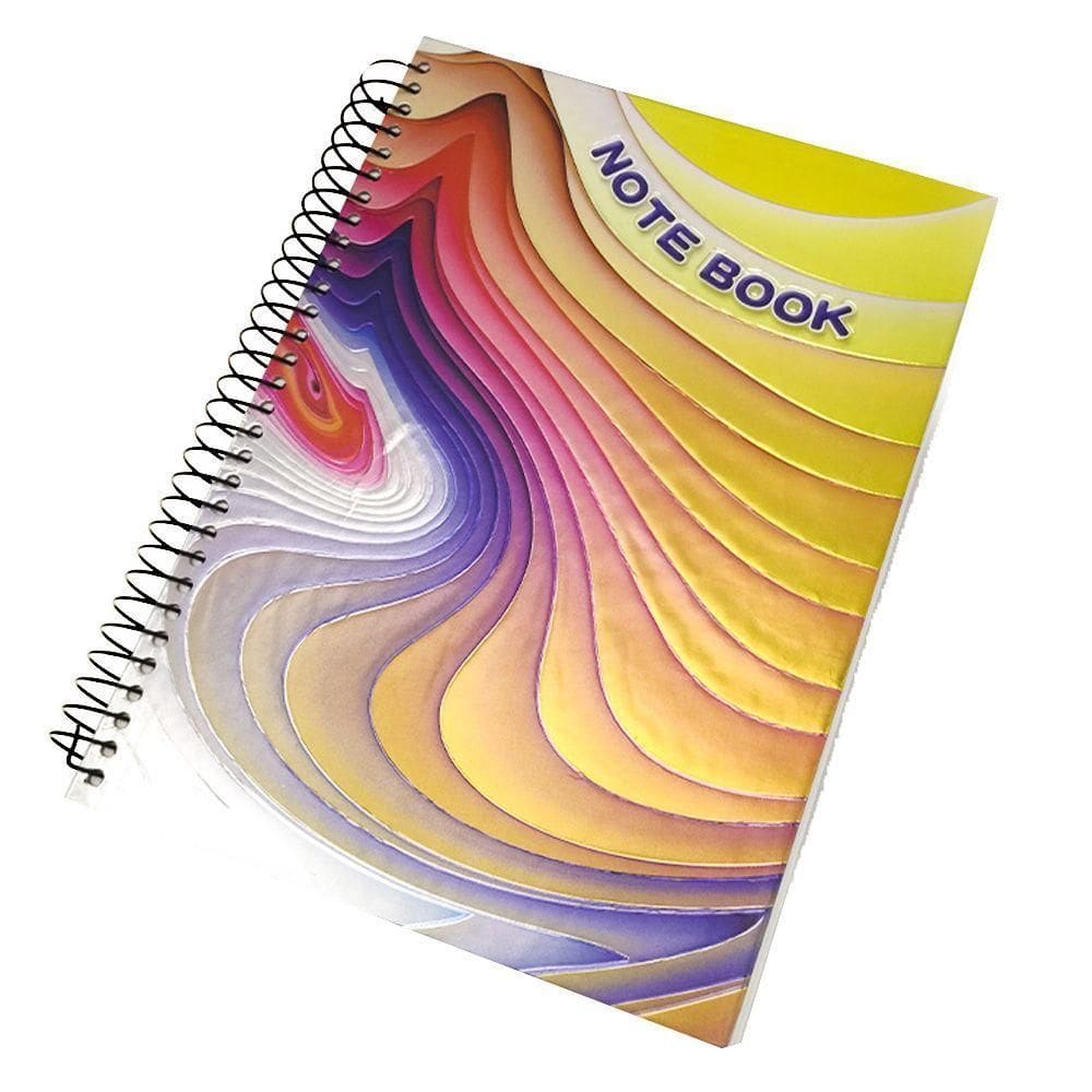 Caderno 3d Capa Dura 190 Páginas Espiral