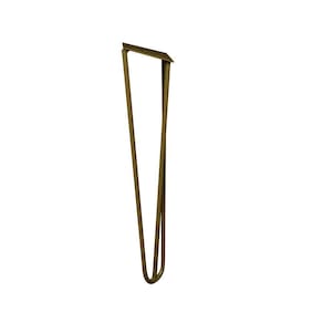 Kit 8 Pés De Metal 30 Cm Mesa De Canto Rack E Puffs Dourado