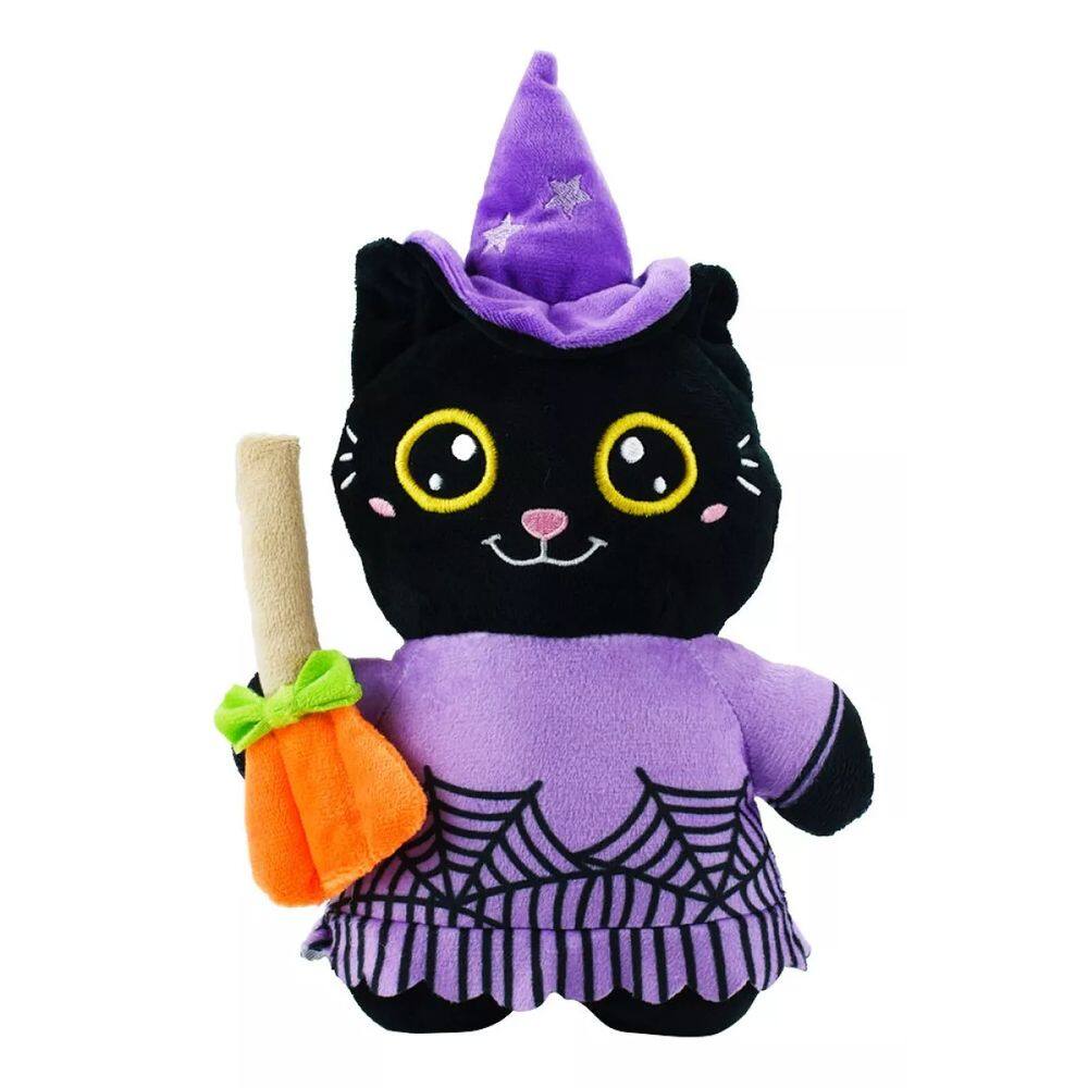 Gato Preto Bruxa Halloween 28cm - Pelúcia