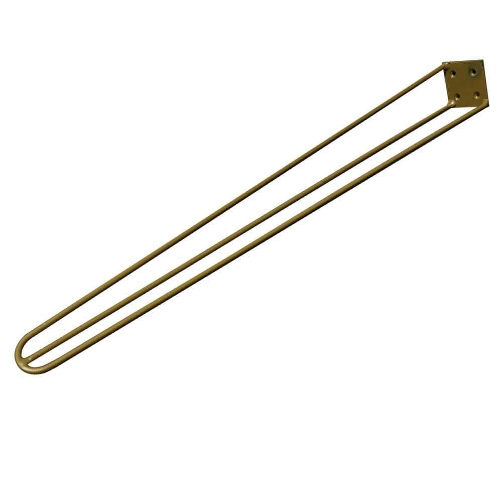Pé De Metal 60 Cm Mesa De Canto Aparador Dourado