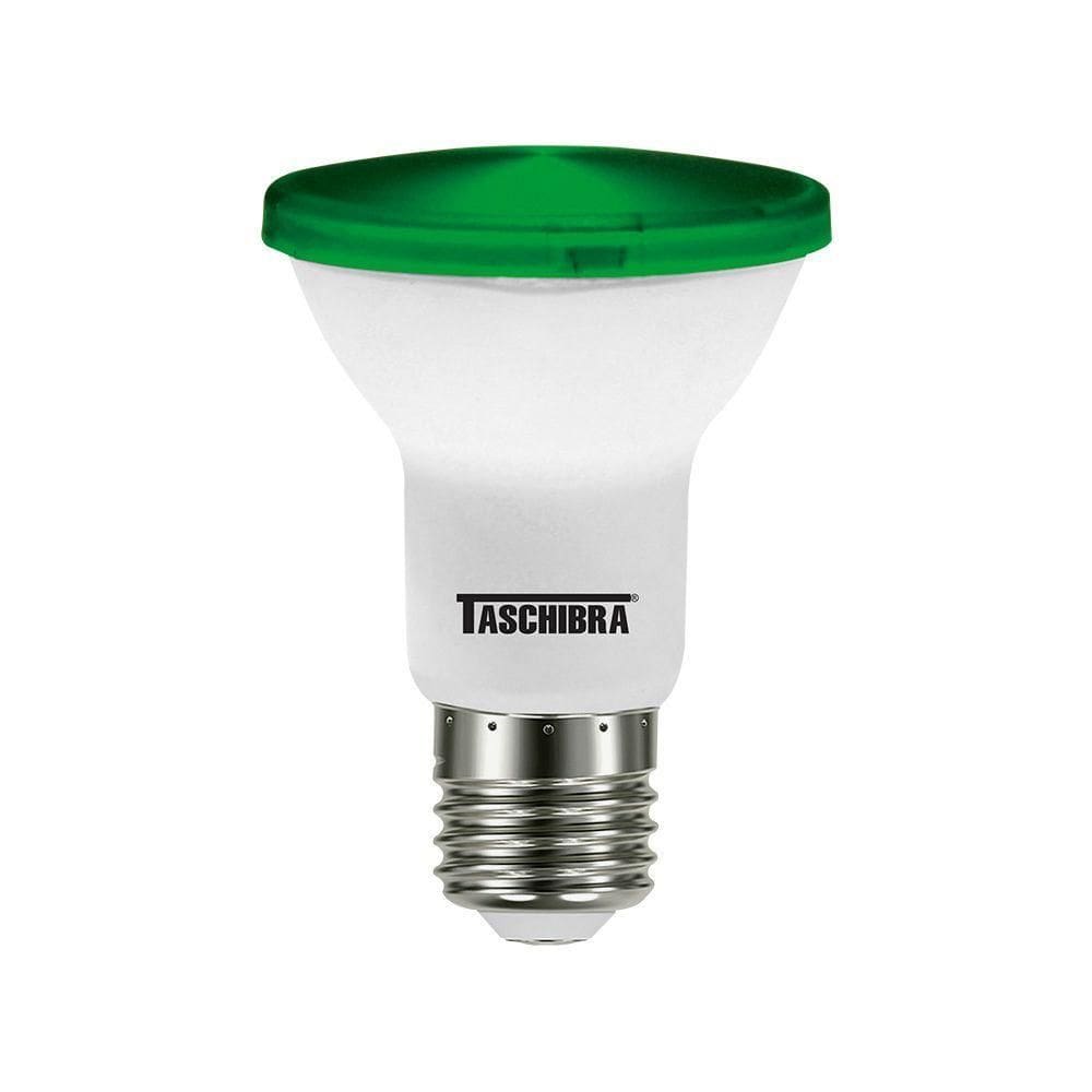 Lâmpada Led Taschibra Par 20 E27 Ip65 Verde Bivolt