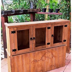 Aéreo De Madeira Maciça Plus 50x120x32 Móveis Neppel