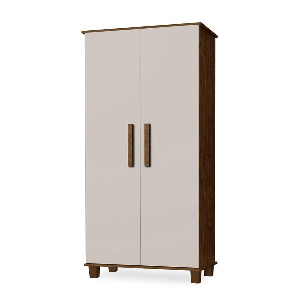 Armario Multiuso Casalar 2 Portas Berlim Malbec Off White