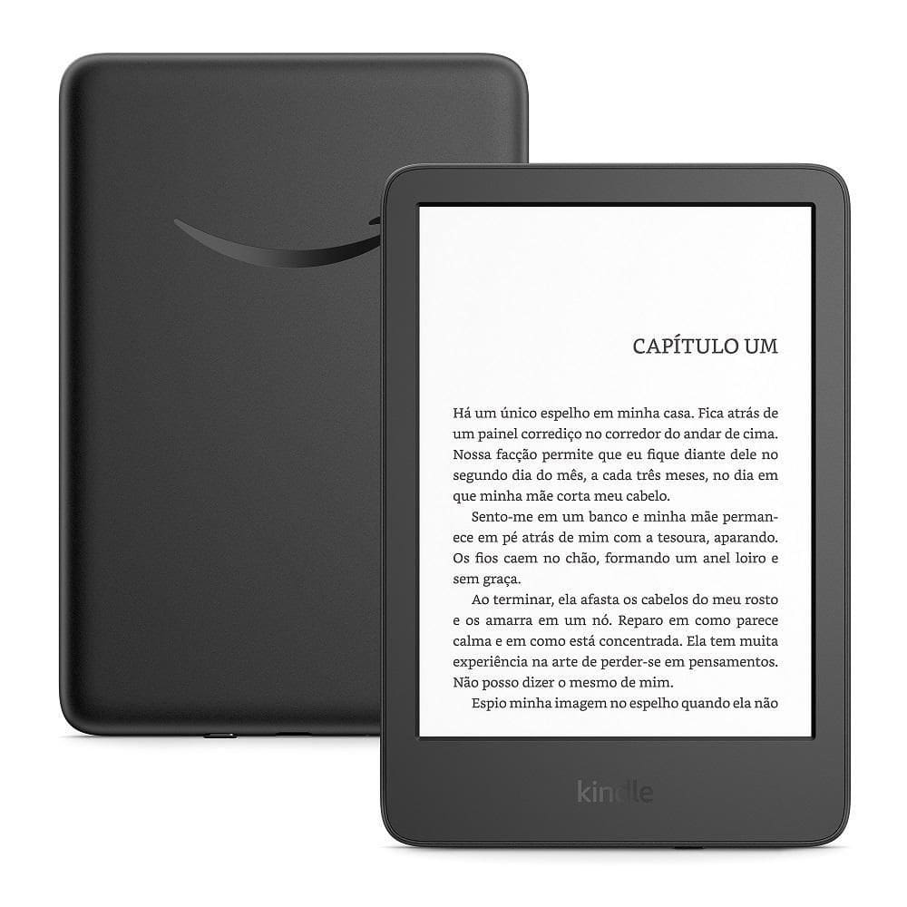 Kindle 11ª (16GB – modelo 2024), com Tela Antirreflexo, Luz Frontal Ajustável e Bateria de Longa Duração - Cor Preta, B0CP31L73X, AMAZON  AMAZON