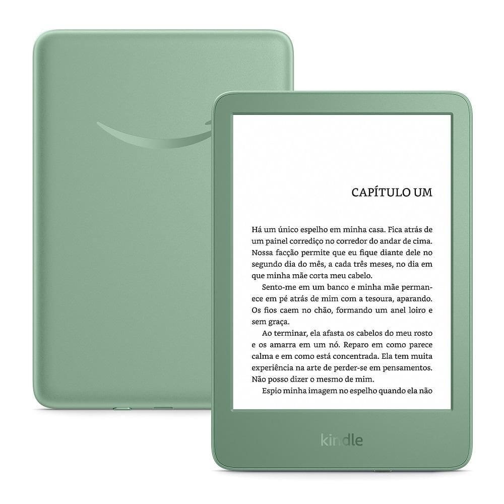 Kindle 11ª (16GB – modelo 2024), com Tela Antirreflexo, Luz Frontal Ajustável e Bateria de Longa Duração - Cor Verde, B0CP31QS6R, AMAZON  AMAZON