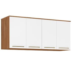 Guarda Roupa Ponte Casal 4 Portas 71190k Amendola Branco Dem