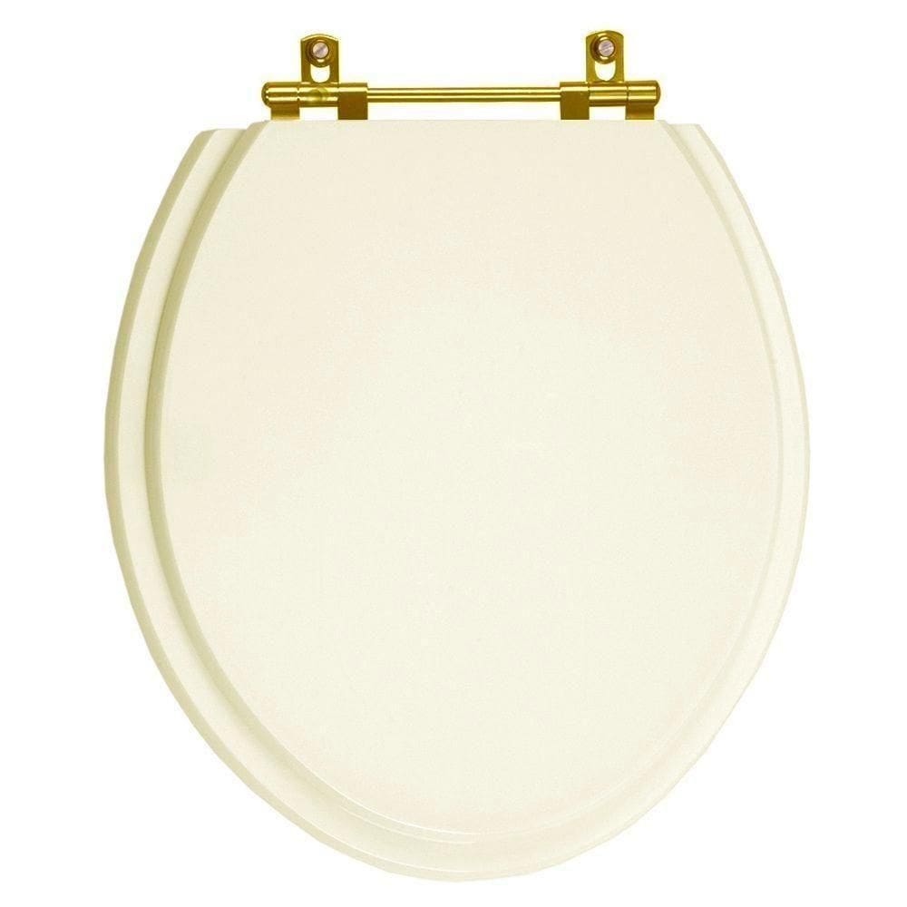 Assento Sanitário Poliéster Izy Creme Para Vaso Deca