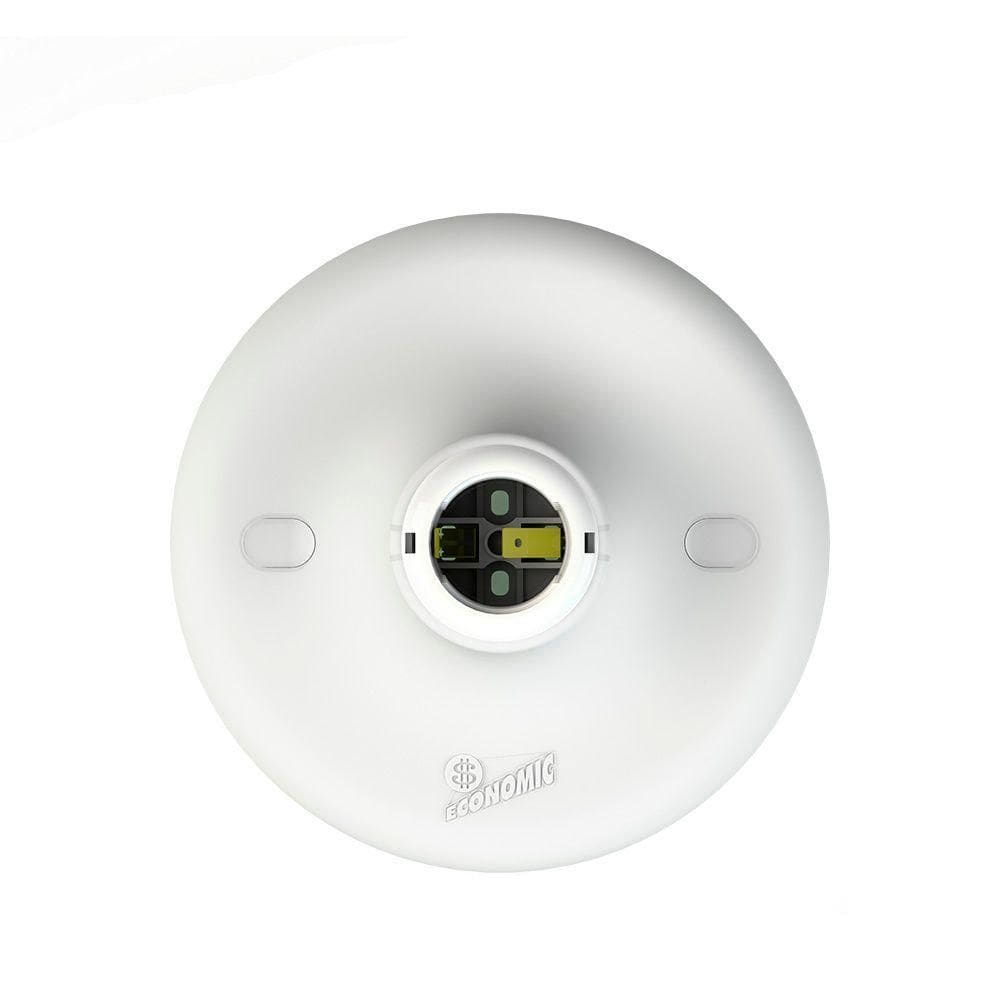 Plafon Taschibra Economic Redondo E27 Bivolt Branco