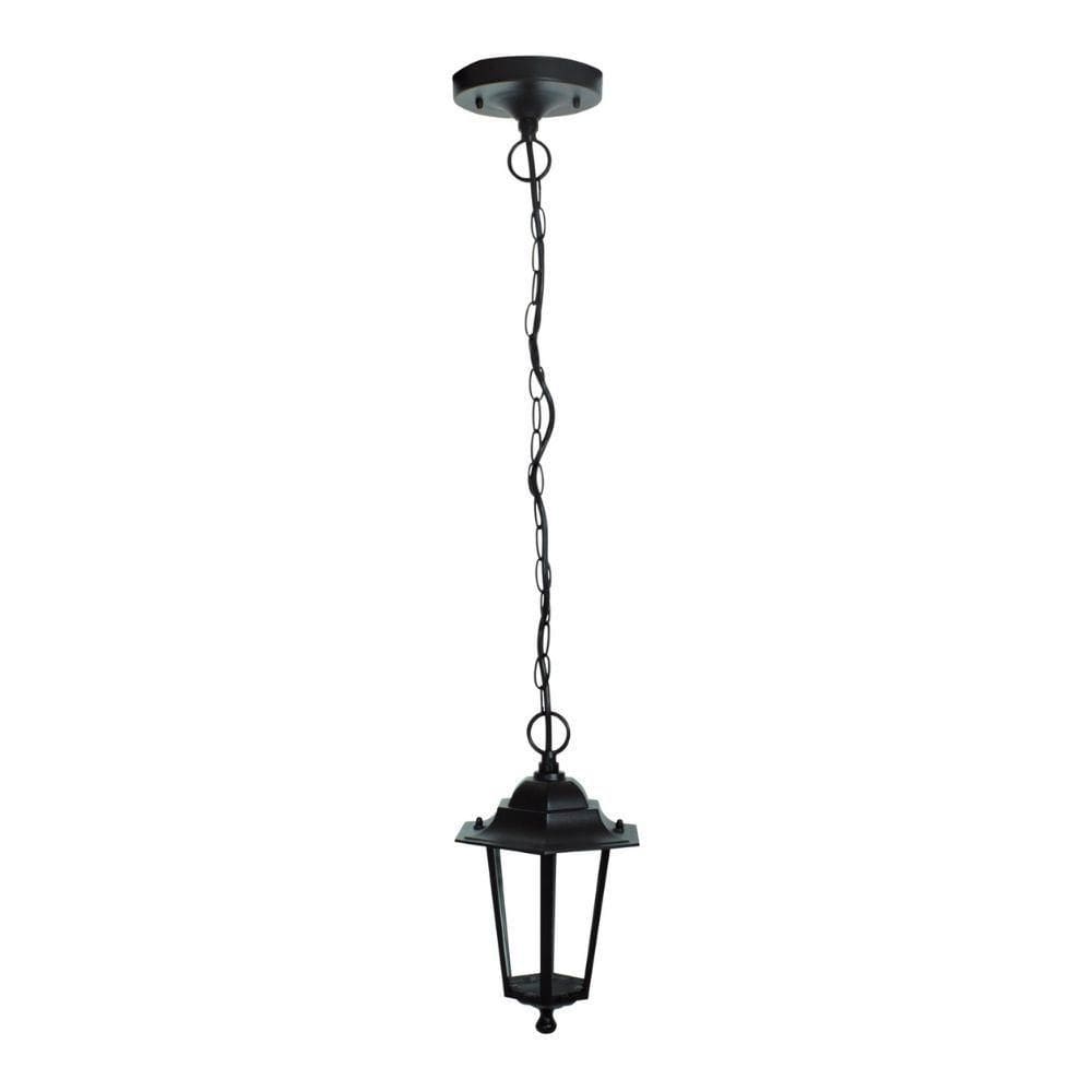 Lustre Pendente Taschibra Colonial Tlf 28 E27 Bivolt Preto