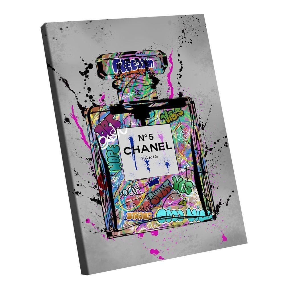Quadro Chanel Grafite -- Br Artes