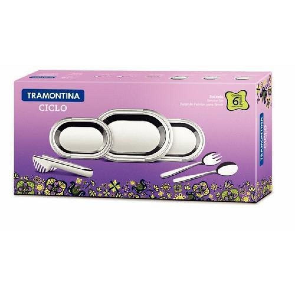 Conjunto Para Servir Ciclo 8 Pçs Tramontina