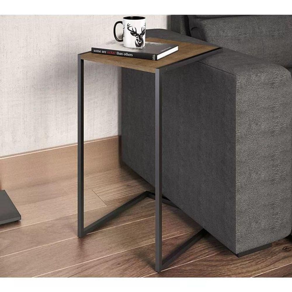 Mesa Lateral 27820 Linha Complementos Preto