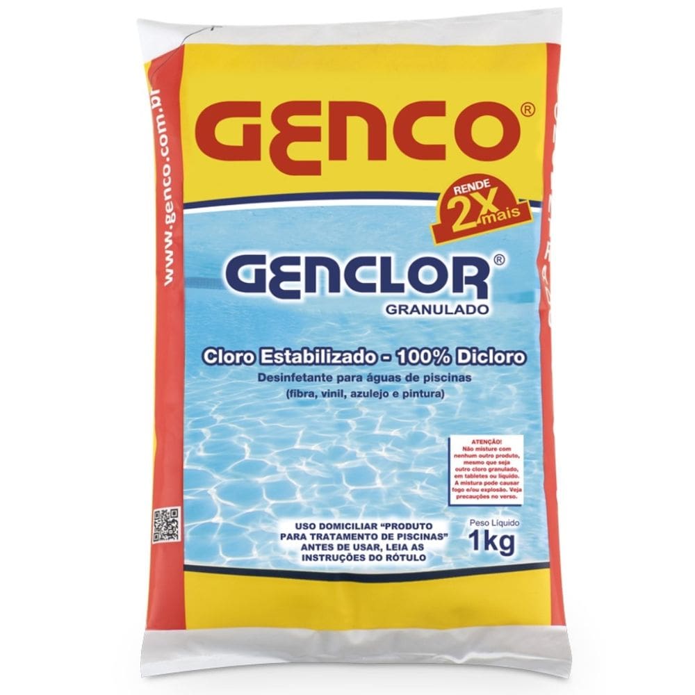 Genclor Cloro Estabilizado Granulado 1Kg Genco