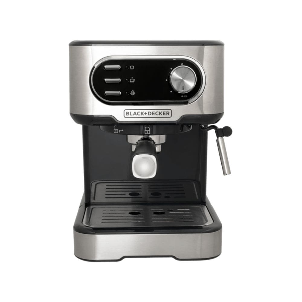 Cafeteira Espresso Black+Decker CE1100G Multifunções Gourmand Gris - Inox