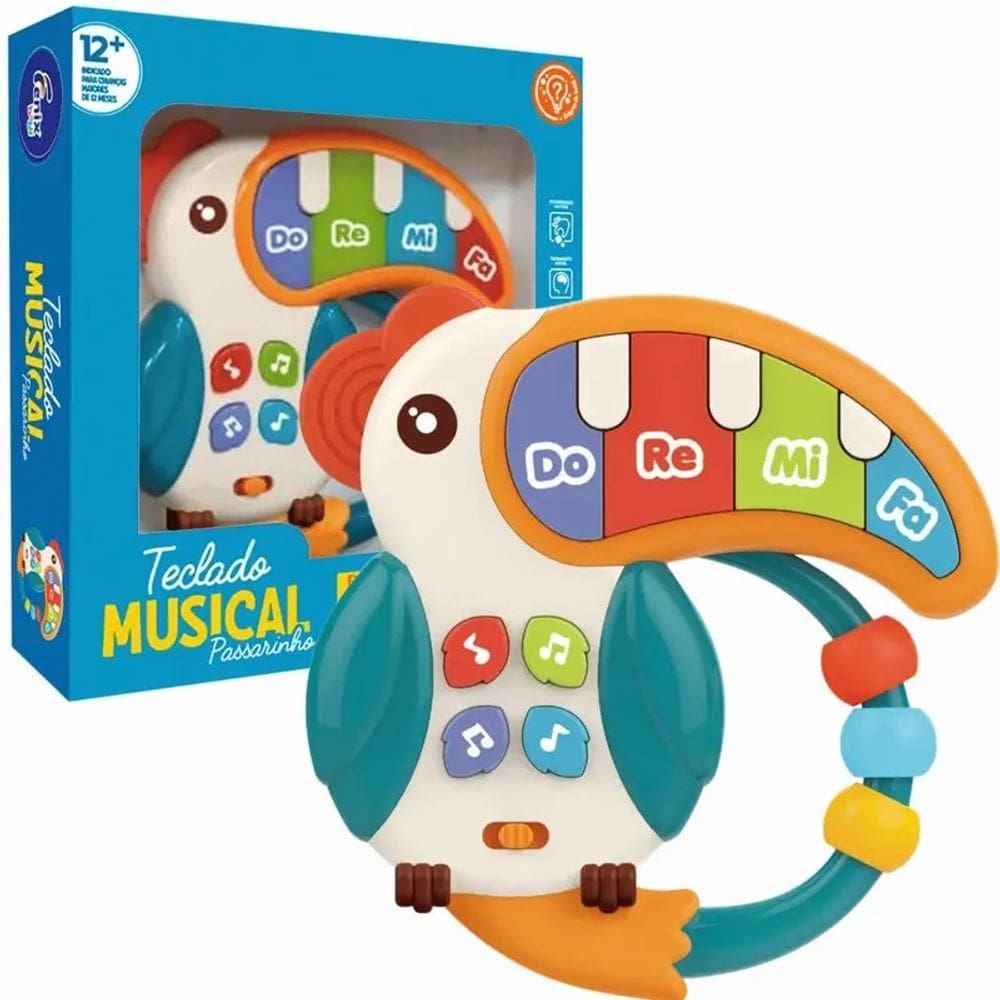 Teclado Musical Passarinho - Fenix