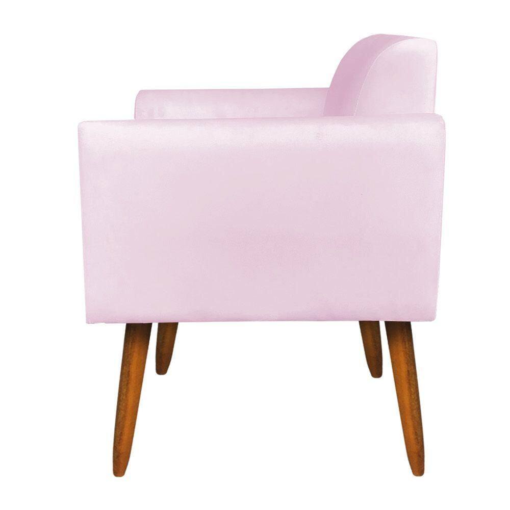 Namoradeira Marisa Suede Rosa Bebê