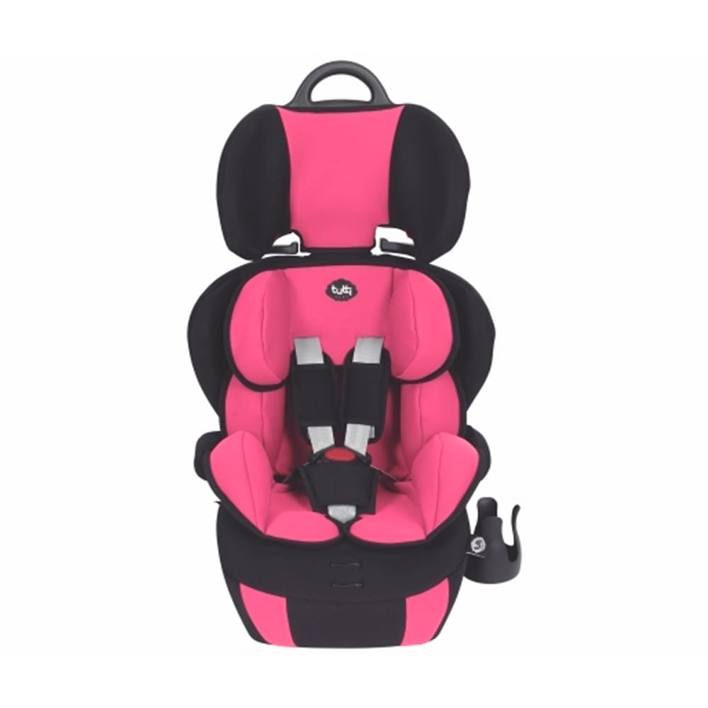 Cadeirinha Para Carro 9 A 36kg Assento Booster Cadeira Infantil Com Porta Copos Versati Tutty Baby Rosa Choque