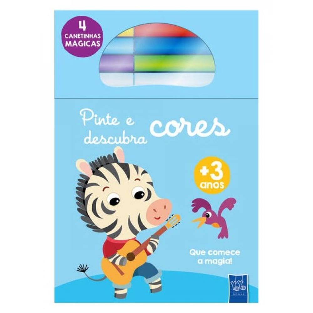 Pinte E Descubra Cores: Zebra