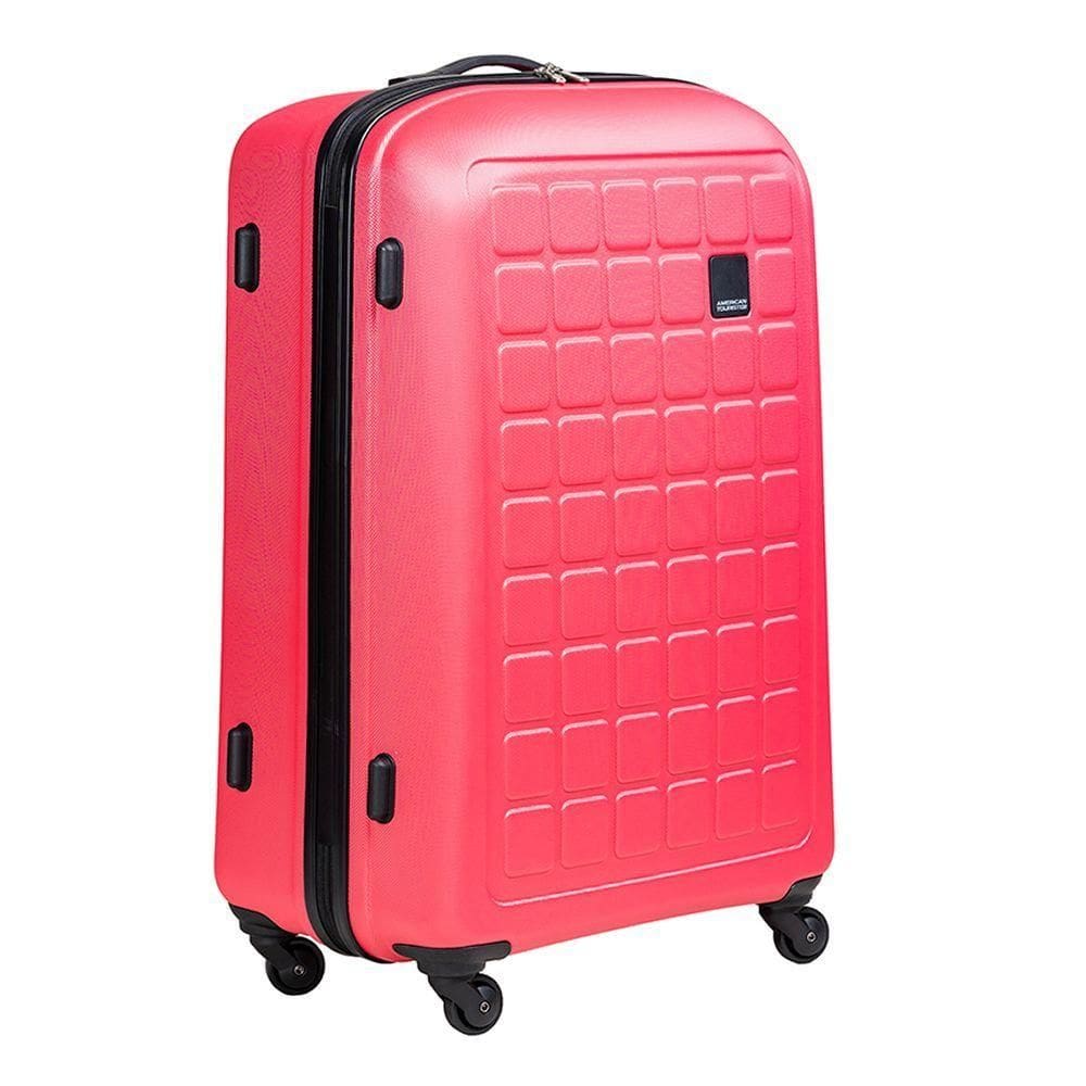 Mala Média de Viagem em Polipropileno American Tourister by Samsonite Cirrus Light - 4 Rodas 360º - Rosa M
