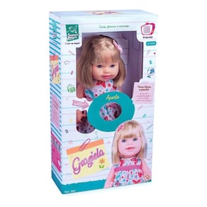Boneca Graziela C/ 60 Frases Ensina Numeros E Formas Super Toys