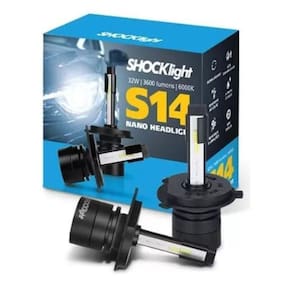 Lâmpada Shockligth Led S14 Nano H4 6000k 12v Headligth