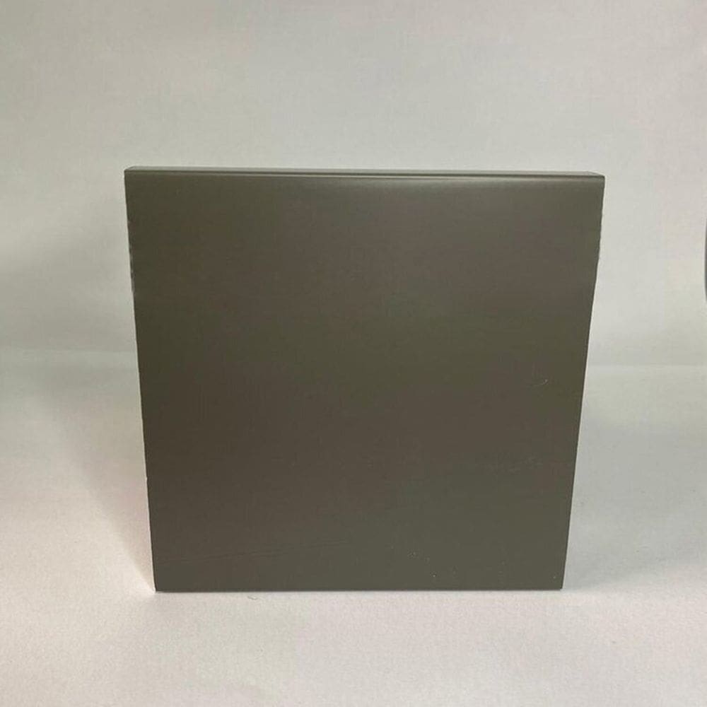 Kit com 30 Barras Rodapé de Poliestireno 10cm X 15mm Frisado Color 72m Cinza Escuro
