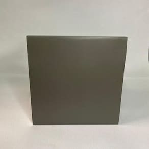 Kit com 3 Barras Rodapé de Poliestireno 10cm X 15mm Frisado Color 7,2m Cinza Escuro