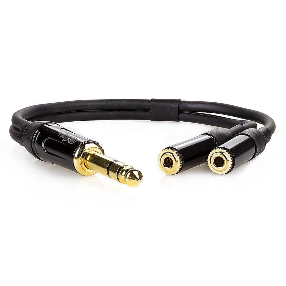 Cabo Adaptador P10 Macho Para 2 P2 Femea Estereo - 80 Cm