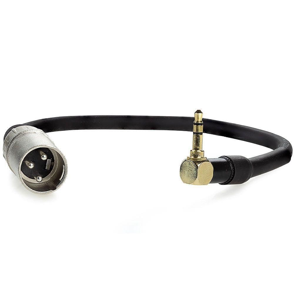 Cabo Adaptador P2 Estereo 90 Graus Para Xlr Macho - 20 Cm