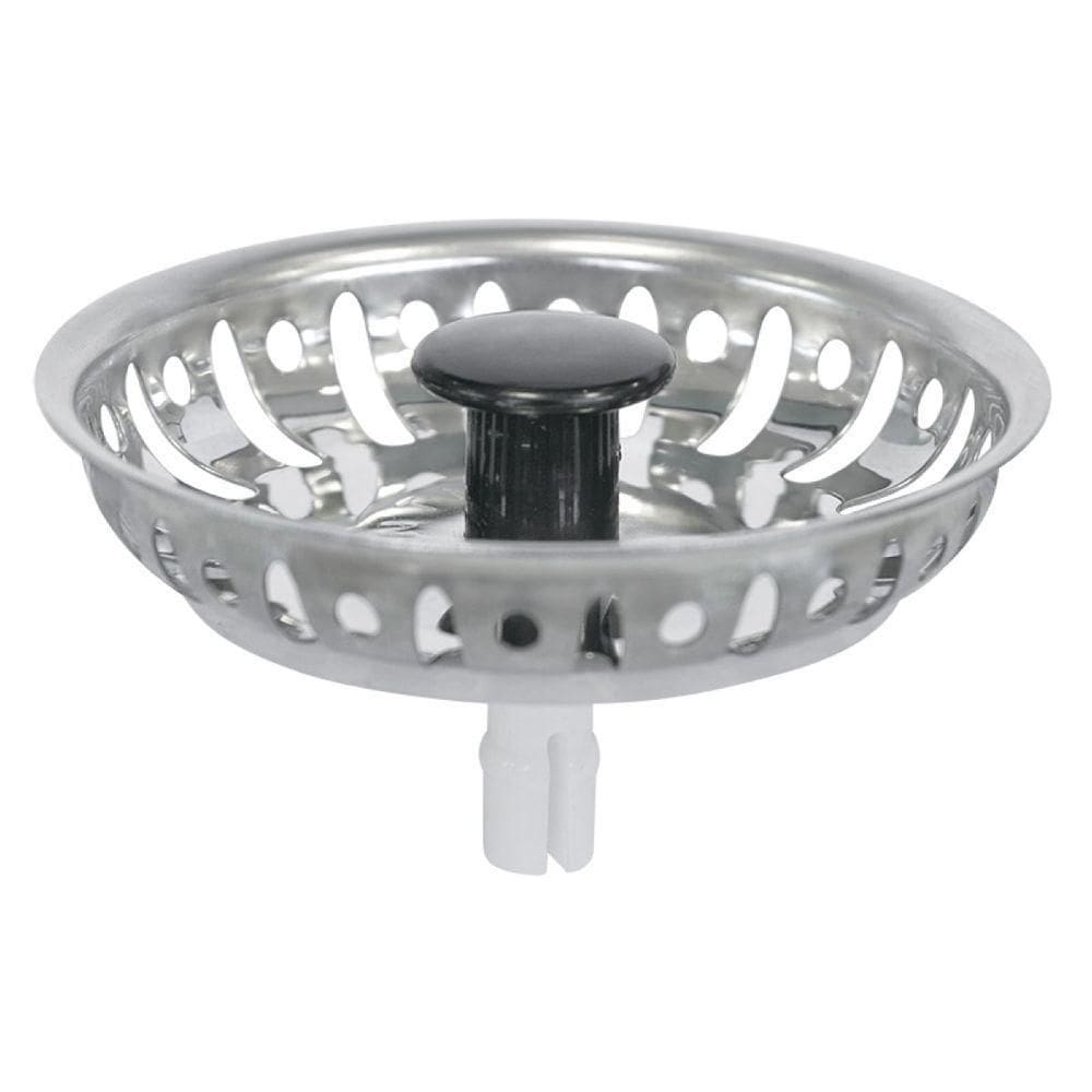 Tampa De Ralo De Pia Para Válvula Tramontina New 3 1-2 Inox