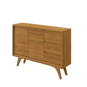 Buffet Vertex 2 Portas Pés Madeira Maciça Mavaular Naturalle