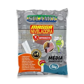 Massa Niveladora Média Branco Gelo 5kg