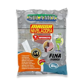 Massa Niveladora Fina Branco 18kg
