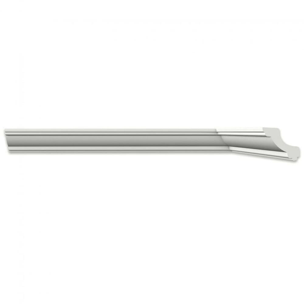 Kit com 3 Barras Roda Teto Perfil de Poliestireno Jo Homestar 6m Branco