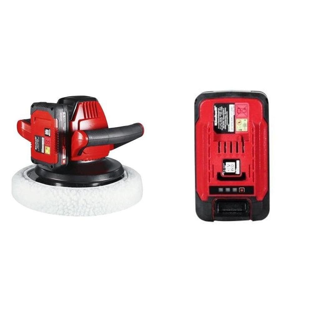 Kit Politriz Automotiva a Bateria Ce-cb 18/254 1 Bateria Power X-change 18v 5,2ah Plus Einhell Preto