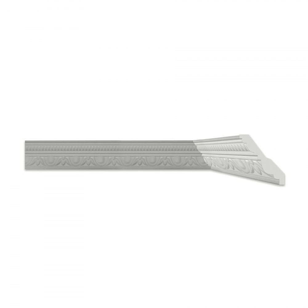 Kit com 3 Barras Roda Teto Perfil de Poliestireno Olga Homestar 6m Branco