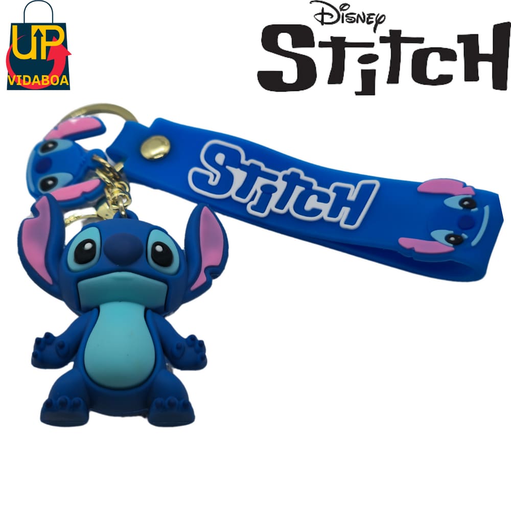 Chaveiro Disney  - com Boneco Stitch Azul