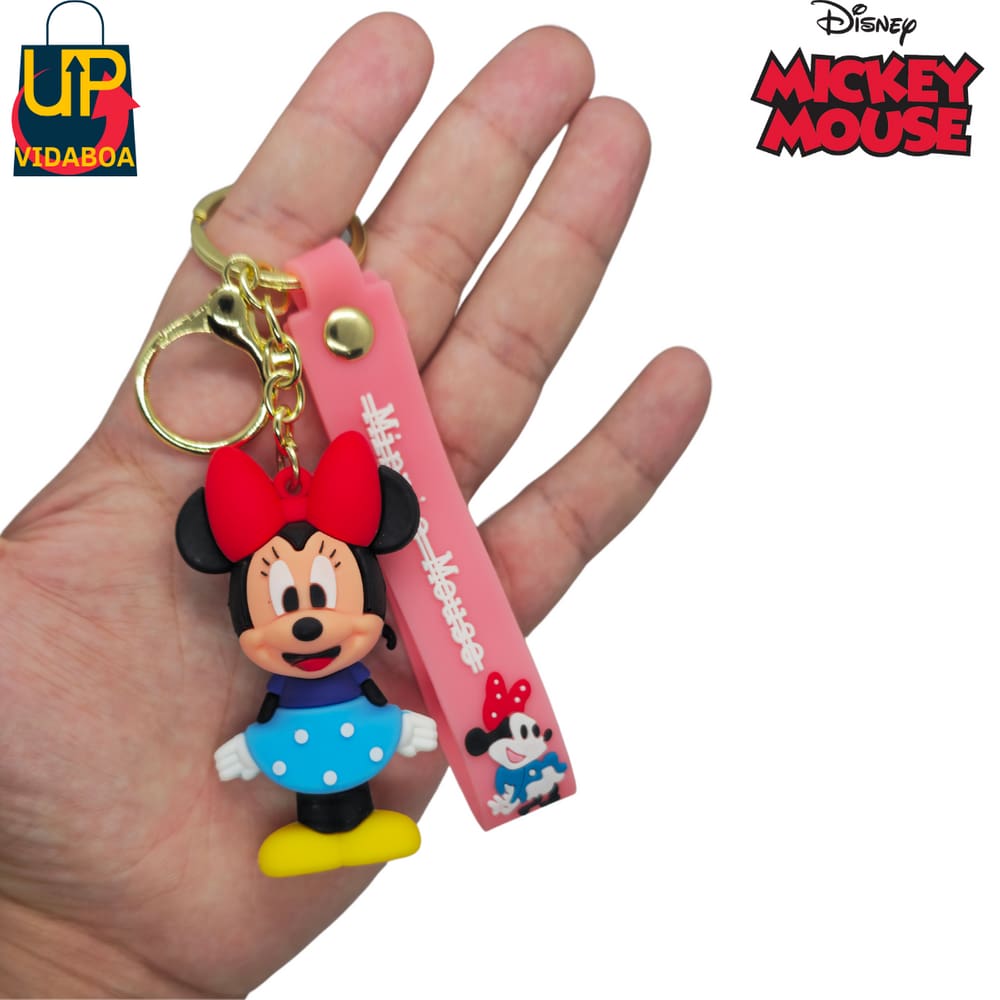 Chaveiro Disney  - com Boneco Minie com Laço vermelho