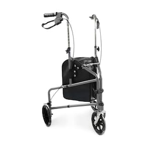 Andador Dobrável 3 Rodas D11 Suporta até 100kg Dellamed