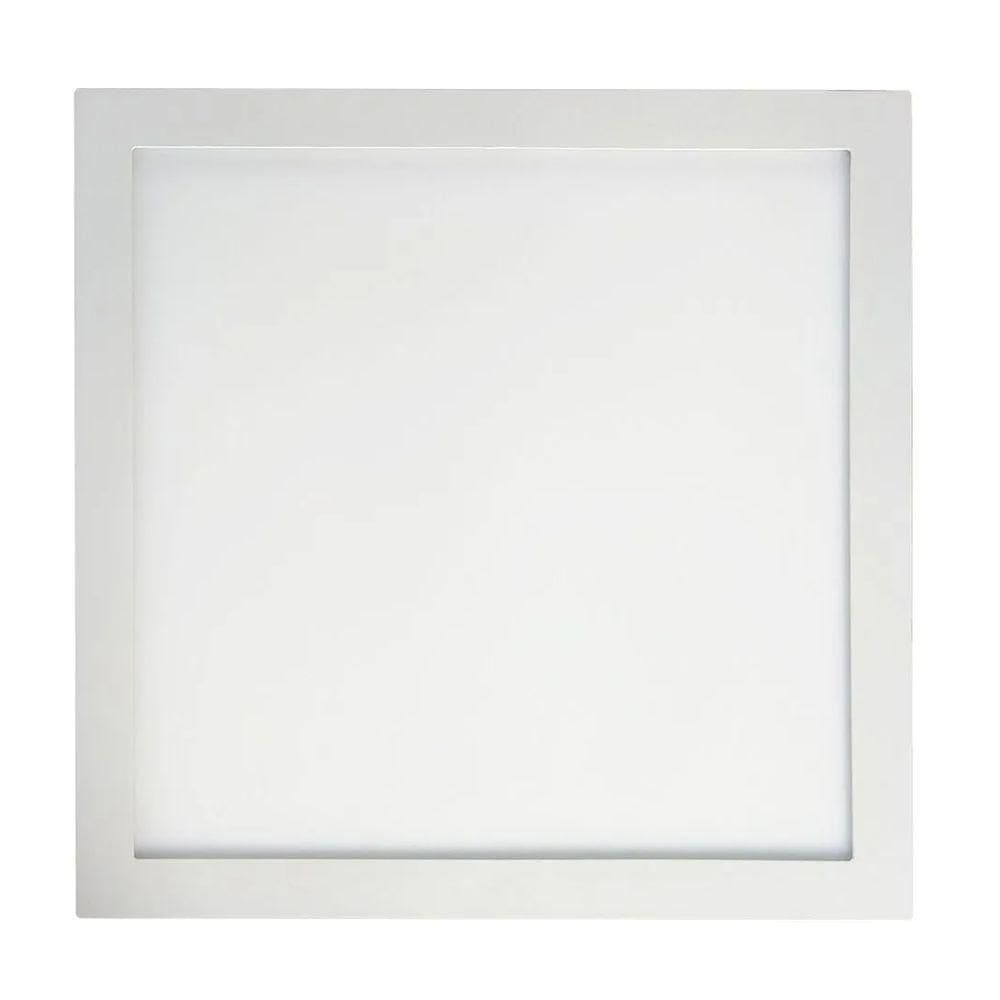 Painel Led Taschibra Lux Quadrado Sobrepor 36w 62x62 Bivolt Comercial 3000k Luz Quente