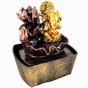 Fonte De água Decorativa Elefante Cascata Feng Shui Bivolt
