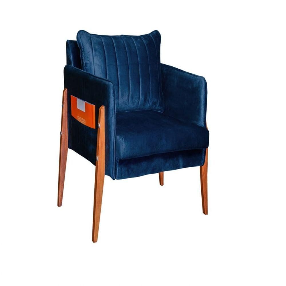 Poltrona Decorativa Milão Luxo Dora Bela Cor 129