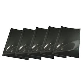 Kit 5 Capas Encadernação Térmica Até 200 Folhas A4 Preta